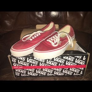 Like New Red Vans!